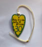 Hand painted  30th birthday heart 