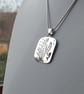  Sterling Silver Pendant Necklace 'Undersea World' with Kelp Forest and Dolphin - Image 1