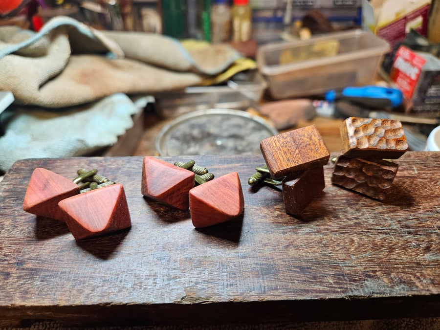 Hardwood Cufflinks
