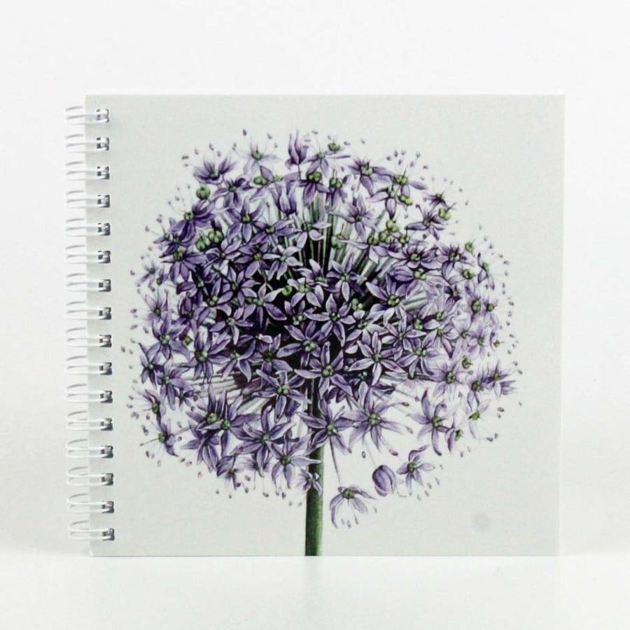 Purple Allium Notebook