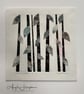 Collograph Original Print with Monoprint Embellishment - Whispers of Winter  - Image 2