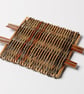 Woven Willow Square Platter Handemade Functional Decoration Made in Scotland - Image 1