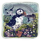 The Salt Worn Traveller - Puffin Hand Finish Studio Piece
