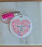 Flower Heart Happy Mother's Day Keyring - Image 2