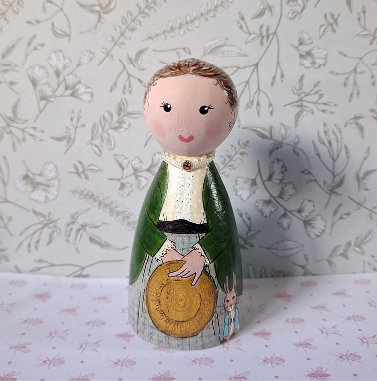 Beatrix Potter peg doll