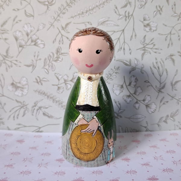 Beatrix Potter peg doll