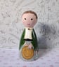 Beatrix Potter peg doll