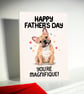 French Bulldog Father's Day Card for Dad, Funny Dog Card - Image 4