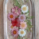 Floral bits & bobs oval tray