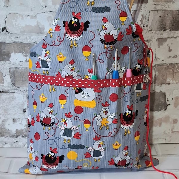 KNITTING CROCHET PROJECT BAG
