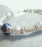 Blue and Silver Bangle - Image 1