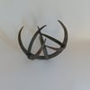 Crescent Sculpture Forged Steel