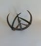 Crescent Sculpture Forged Steel