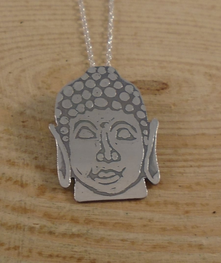 Sterling Silver Buddha Necklace