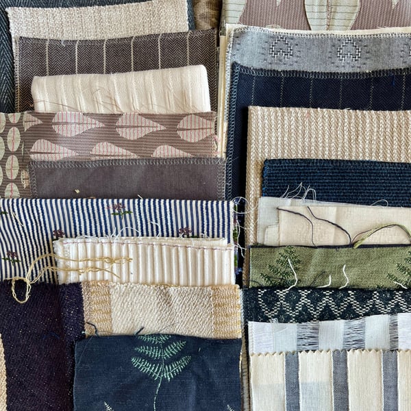 No.8 Vintage woven fabric inspiration bundle
