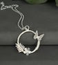 Nature Pendant 4 Unique Handmade Sterling Silver Jewellery Gift - Image 2