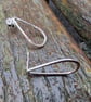 Delicate sterling silver stud earrings  - Image 4