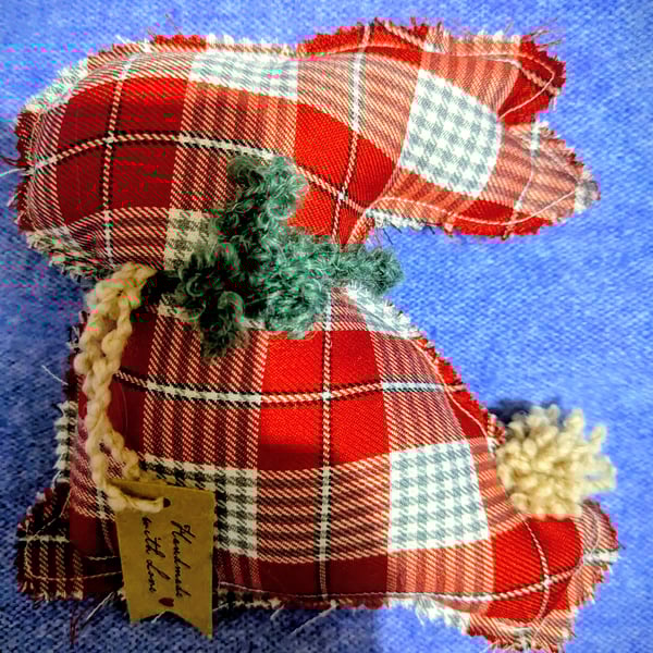 Soft cushion filled decorative bunny