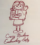 Machine-Embroidered Calico Tote bag for a Crafty ‘ Crazy Lady ‘ All my own work. - Image 2
