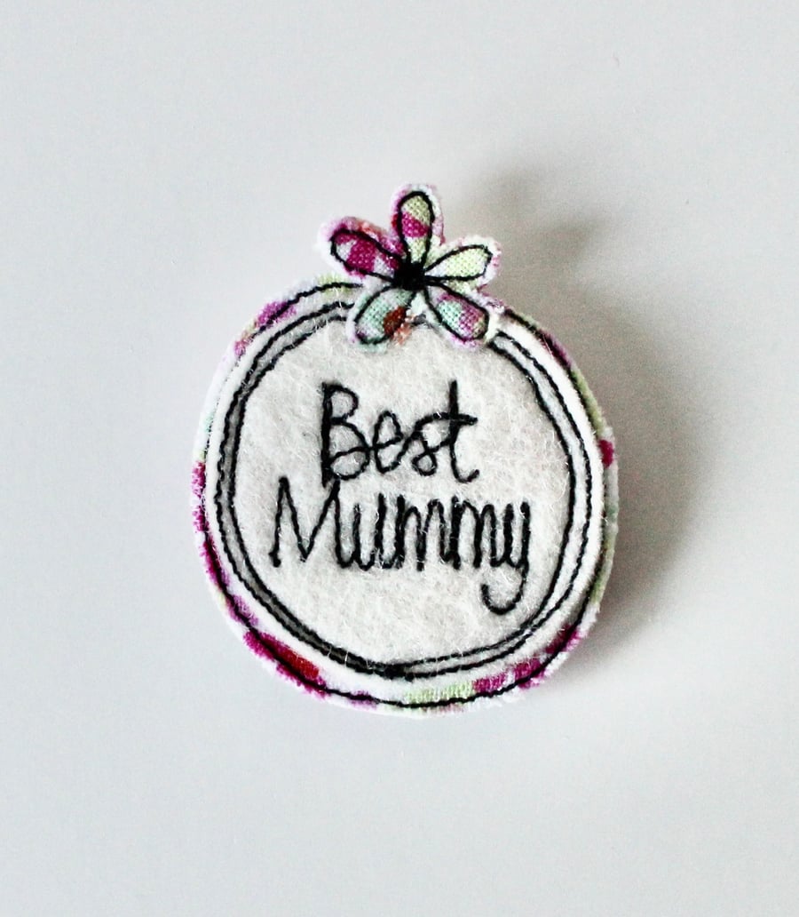 'Best Mummy' Handmade Magnet