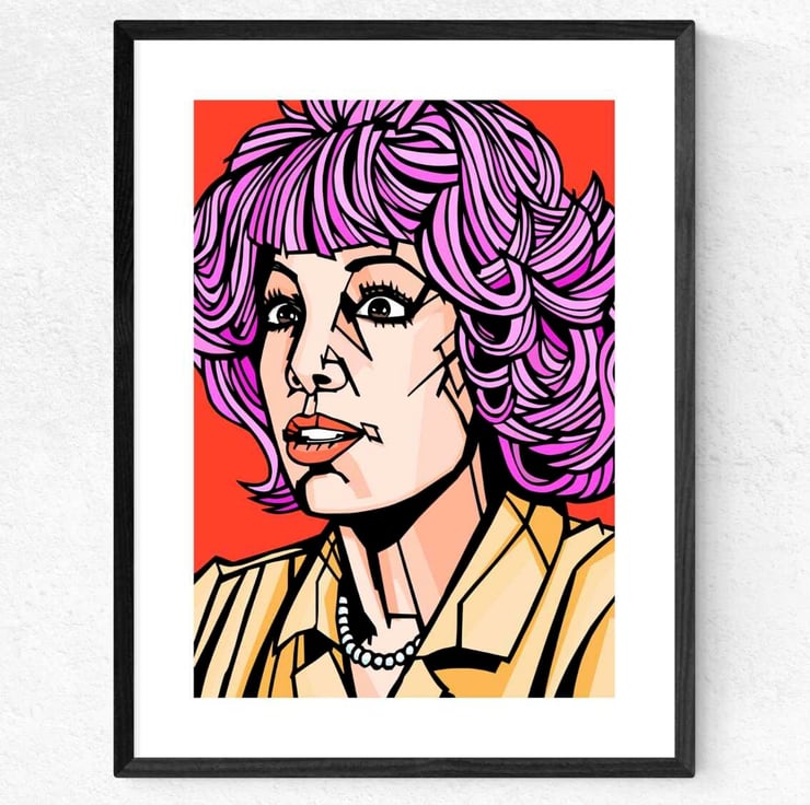 Frenchy Grease Musical Art Print, Hollywood Mus... Folksy