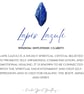 LAPIS LAZULI Necklace Minimalist 14K Gold Filled Pendant September Birthstone - Image 9