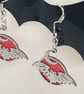 Gothic Bat Earrings  - Image 3
