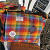 Harris Tweed Overnight bag woth embroidered fairy 