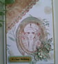 Boho Style Birthday Card - Bohemian Girl  - Image 1