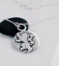 Recycled Sterling Silver The Lion Rampant & Scottish Thistle Pendant