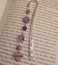 Lilac beaded bookmark with Grandma charm - Image 5