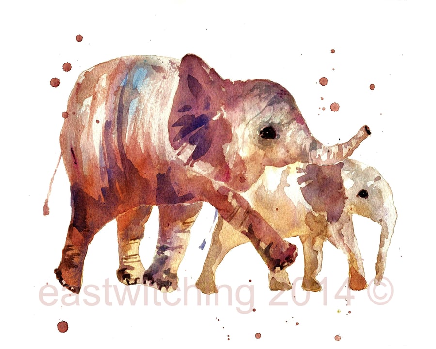 Elephant Art Print