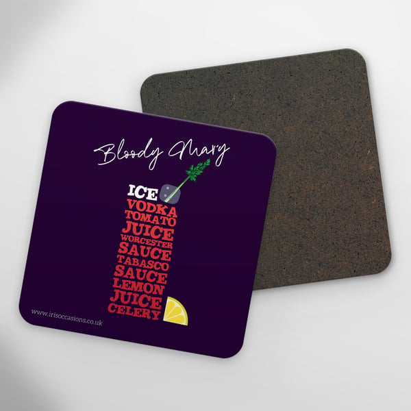 Bloody Mary Cocktail Coaster