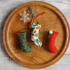 Scrapbox Stockings - Mini Stocking Christmas Tree Decorations