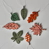 Autumn Leaves - Seven Hanging Decorations