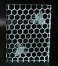 Bees and Honeycomb Etched Glass Block - Image 2