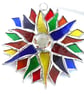 Double Rainbow Sun Suncatcher Stained Glass 008 - Image 5