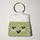 Crochet Teabag Keyring- Green Tea