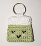 Crochet Teabag Keyring- Green Tea - Image 1