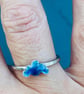 Cloud Ring, enamel cloud ring, blue cloud ring, celestial jewellery, cloud, gift - Image 7