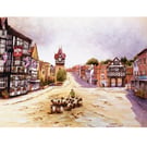 Ledbury. Herefordshire. Signed Special Edition Print 