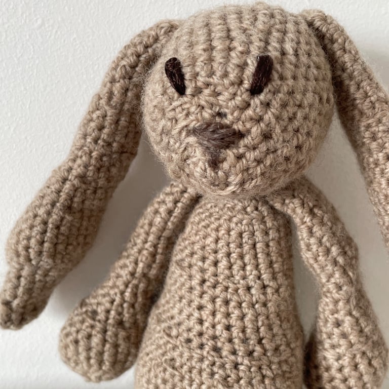 Light Brown Crochet bunny