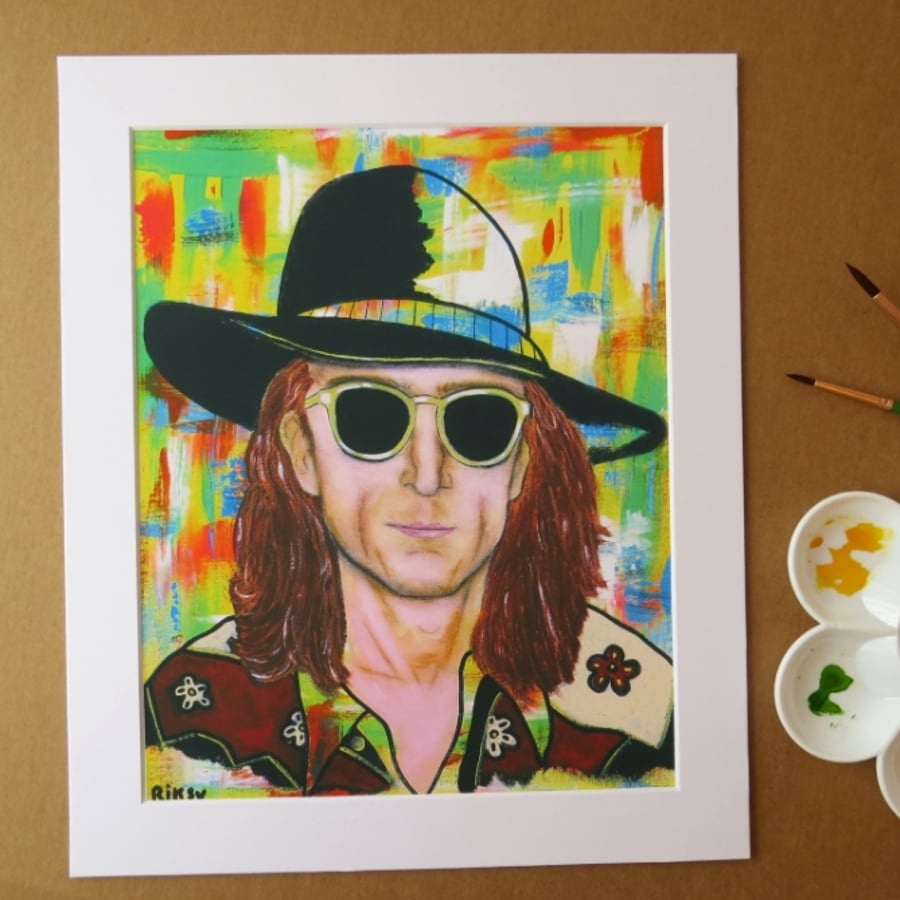 JOHN LENNON - ART PRINT WITH MOUNT