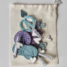 'Crochet and Knitting Garland' - Hanging Decoration