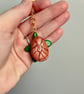 Handmade Teddy Turtle Clay Keyring  - Image 2