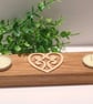 Solid Oak Tea light holder
