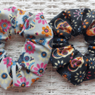 Day of Dead Hair Scrunchies Pack 2 Mixed 