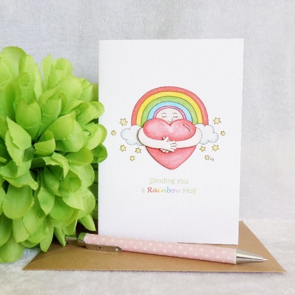 Rainbow Hug Card