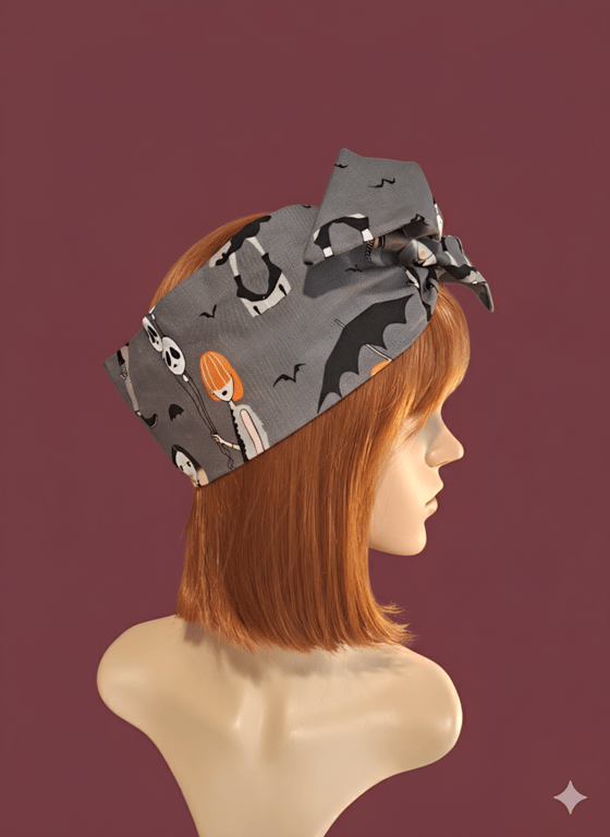 Wednesday Adams Wide Wire Headwrap 