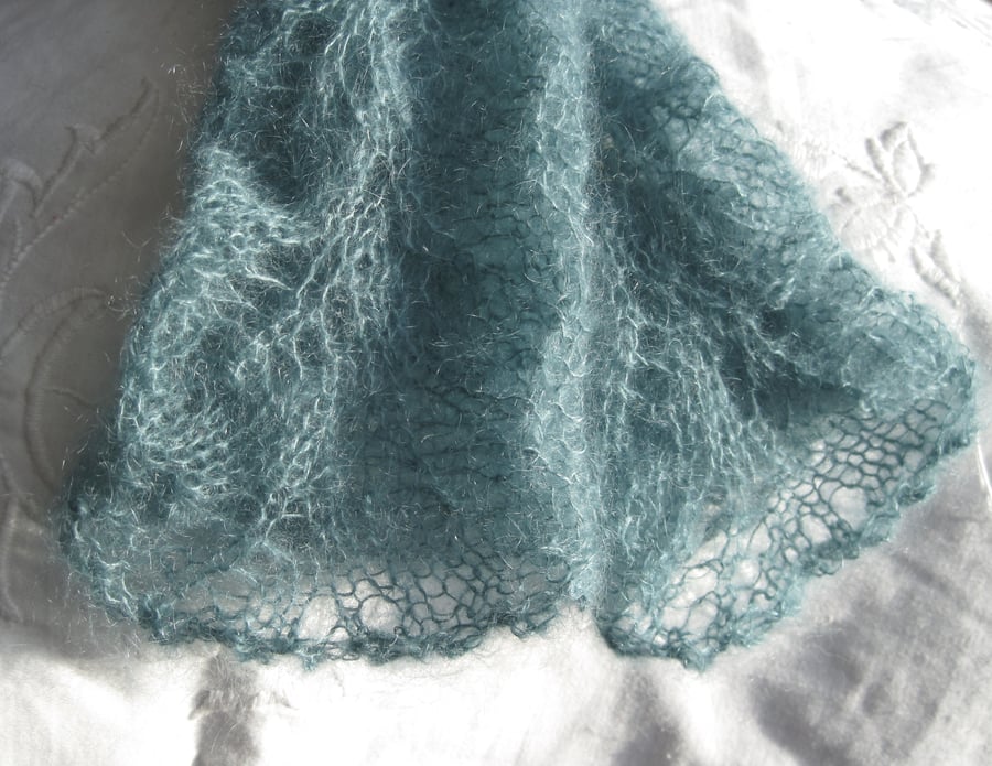Lacy Turquoise gauntlets